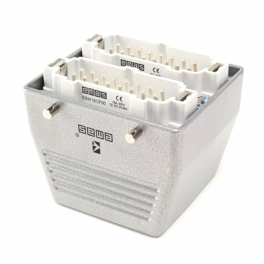 Emas EBM32FU30 Metal Seri Uzatma Fişi 32 Kontaklı 16 PG21