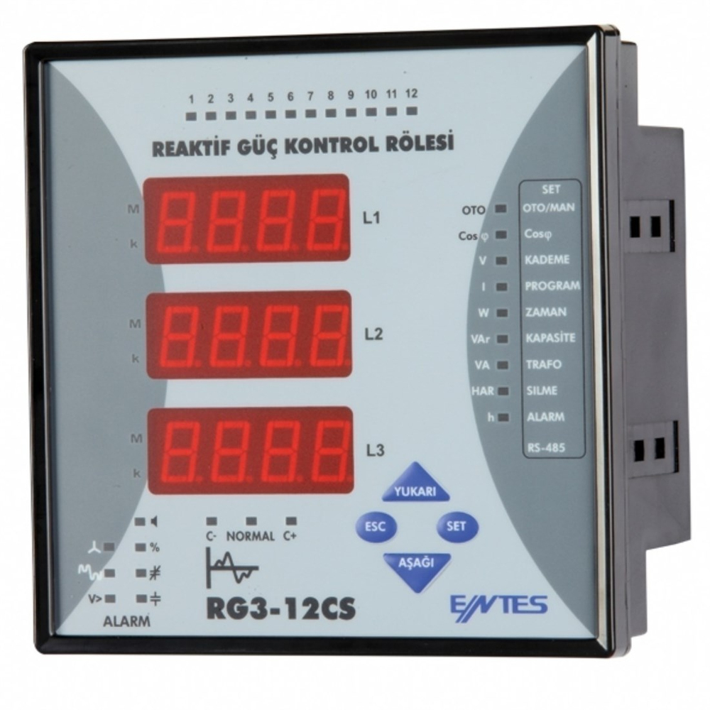 ENTES RG3-12CS REAKTİF GÜÇ KONTROL RÖLESİ