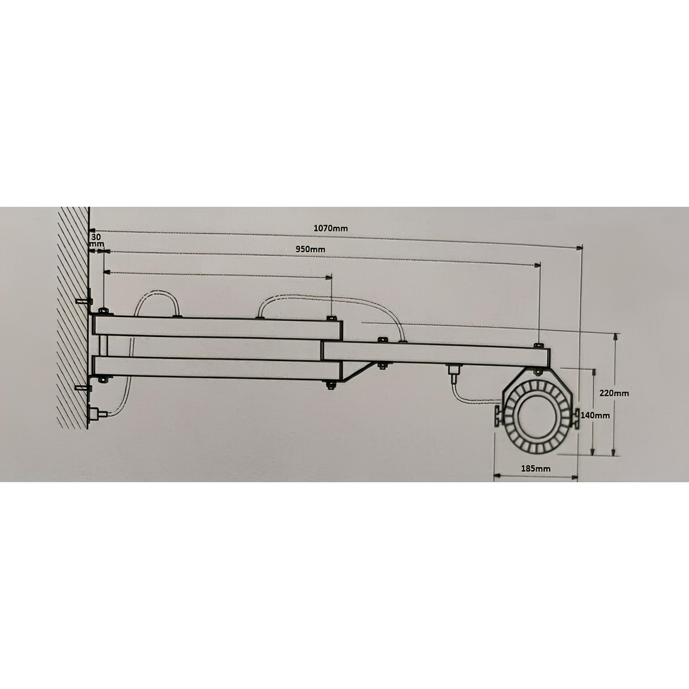 MTR-LH-100-67 Rampa Aydınlatma Lambası 12/24V