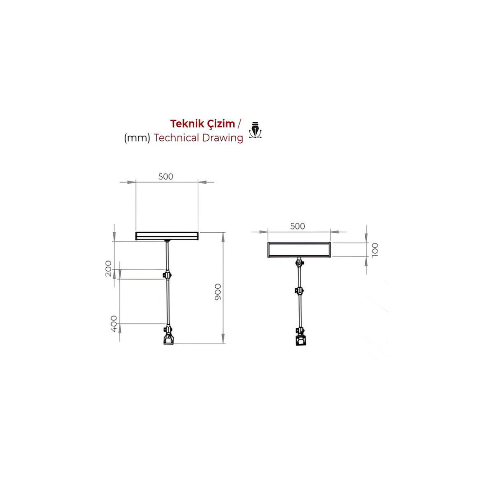 MTR-LT-02 Teknisyen Aydınlatma Lambası 24V