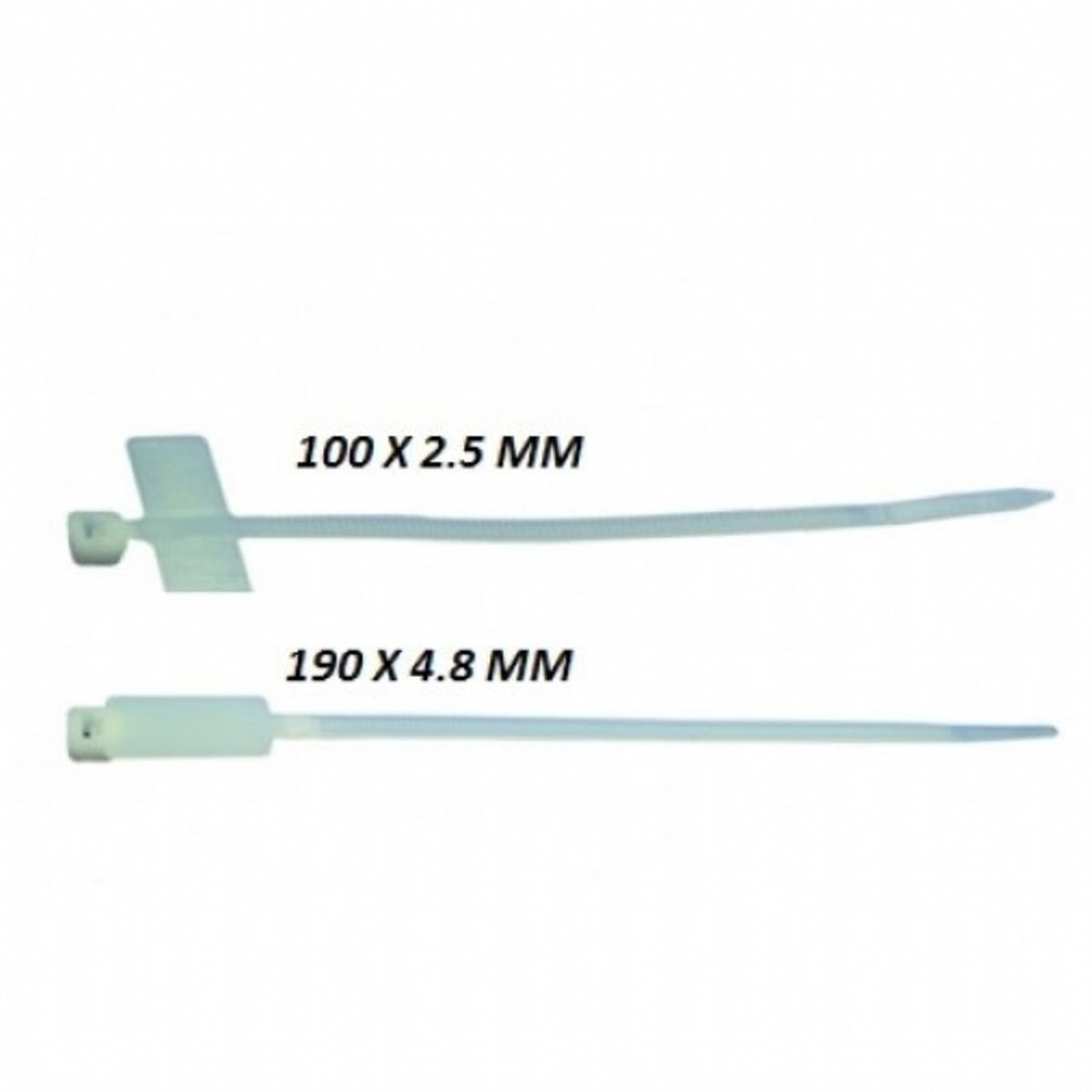 Etiketli Kablo Bağı GTK 100MC 100x2.5 mm Gwest Cırt Kelepçe 100 adet