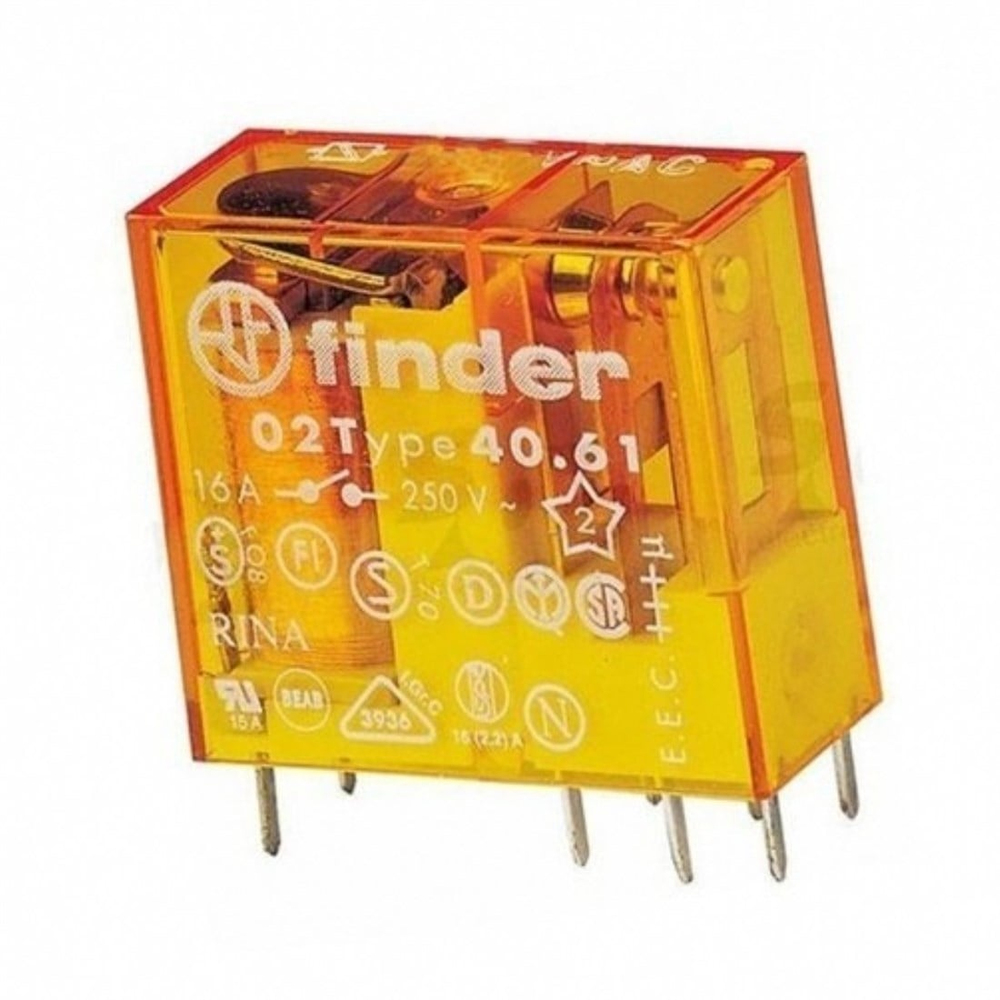 Finder 40.61.8.012.0000 12V AC 16A Röle