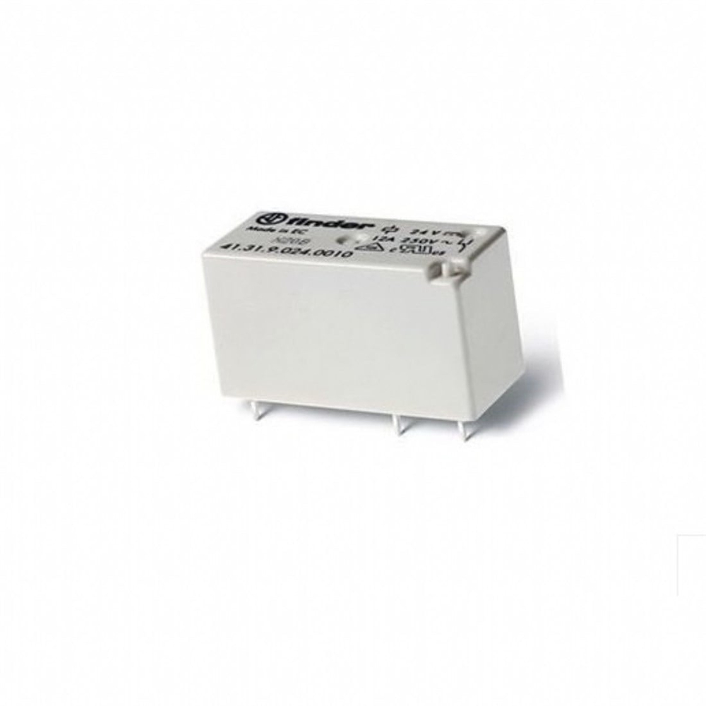 Finder 41.31.9.012.0010 3.5mm Pinli 12V DC AgNi Lehim Dağılması Korumalı 1CO 12A