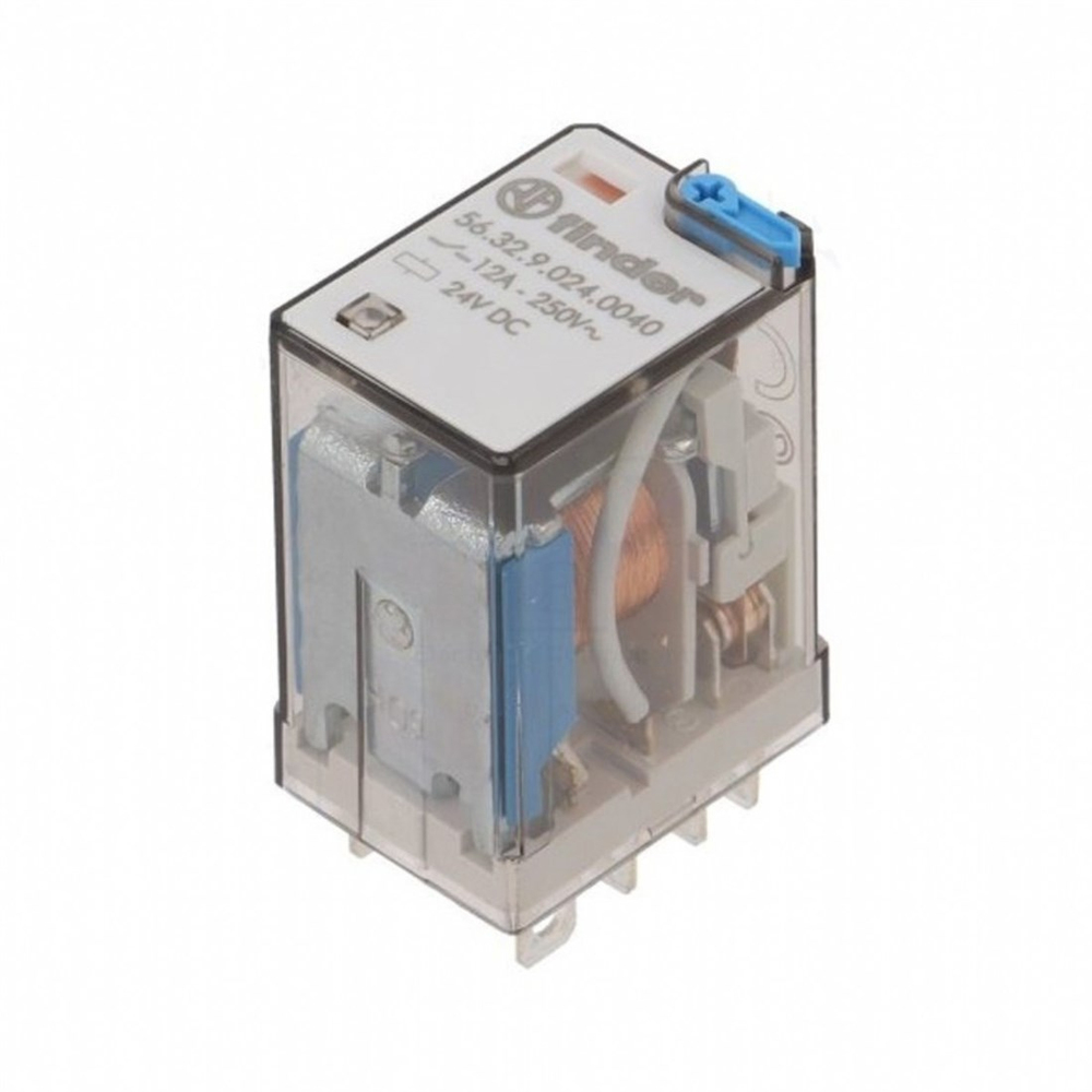 Finder 56.32.9.024.0040 Soket Tipi AgNi 2CO 12A 24V DC