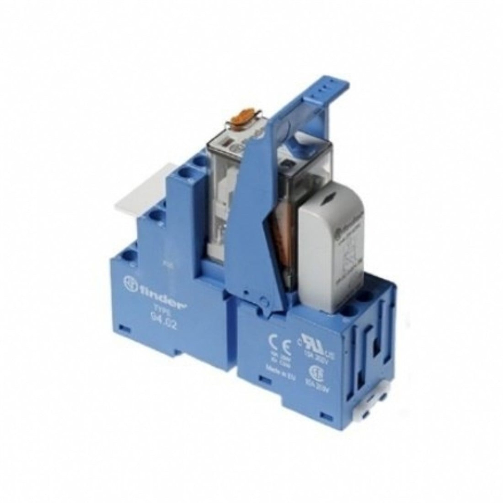 Finder 58.34.9.024.0050 SPA Plastik Mekanik Kilit Clips Led+Diyot AgNi 4CO 7A 24V DC