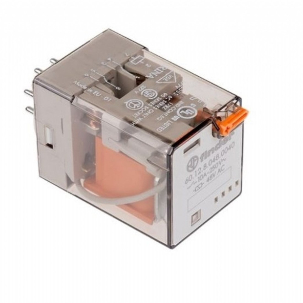Finder 60.12.8.048.0040 8 Pinli Soket Tipi AgNi 2CO 10A 48V AC