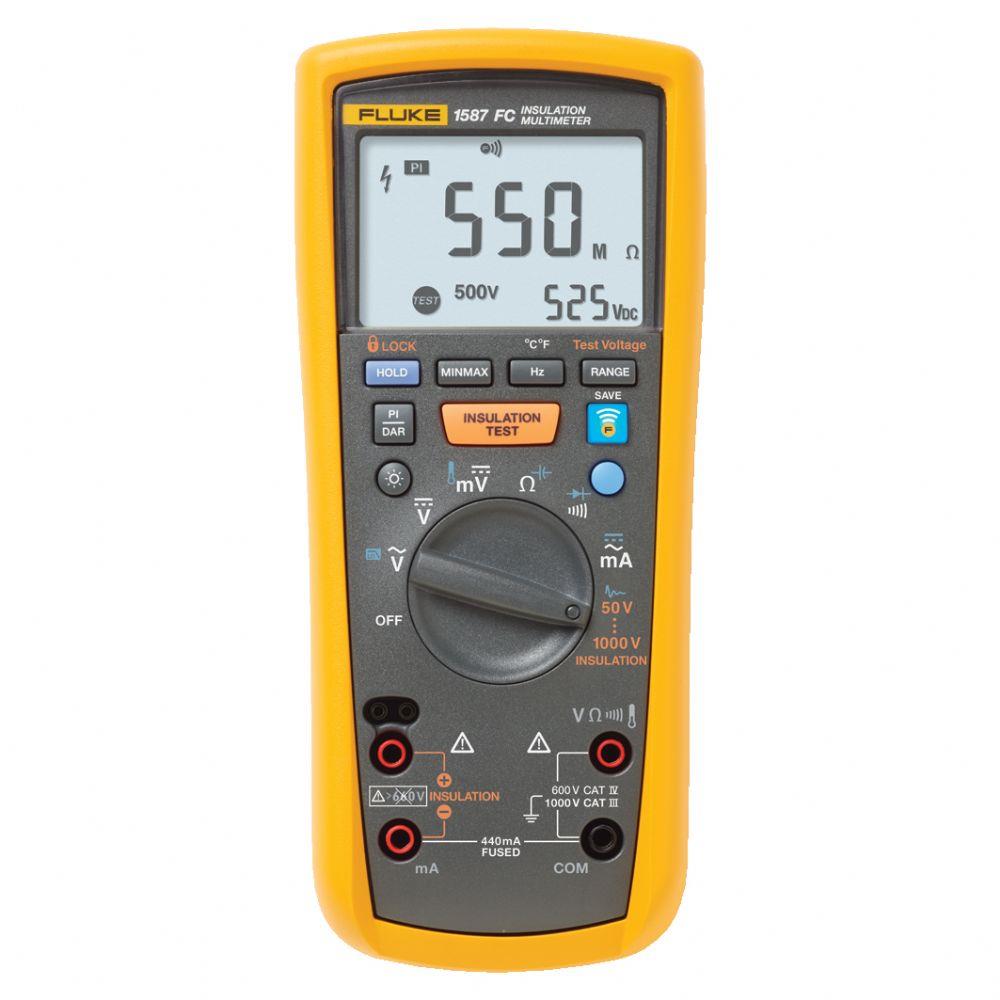 Fluke 1587FC İzolasyon Test Cihazı True-RMS MultimetreFLUKEÖLÇÜM CİHAZLARI