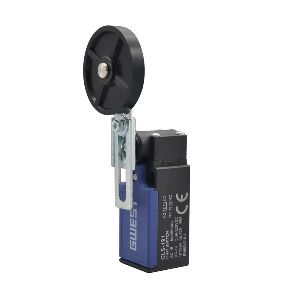 GLS-191 Ayarlanabilir Kauçuk Makara Çift Yön 1NO+1NC Limit Switch
