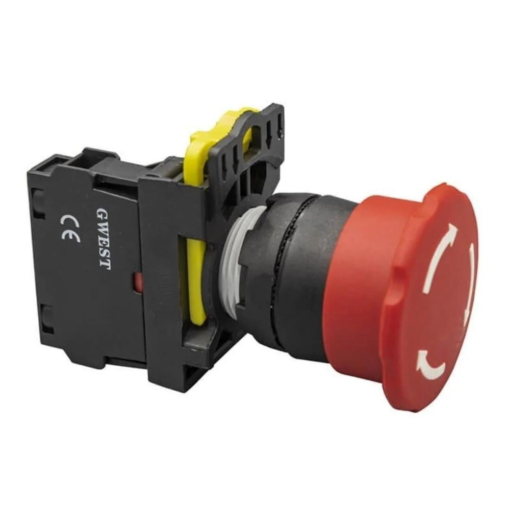 Gwest A5-01ZS Stop Mantar Buton 10 AdetGWESTSwitch Buton ve Anahtar Çeşitleri | Karaköy Depo