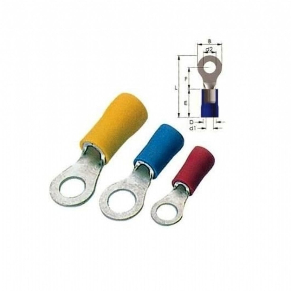 GYU-302 - 1,50-2,50mm Yuvarlak İzoleli Kablo Pabucu 200 adet