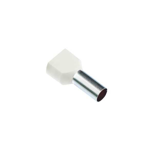 JCY-0.75F - 0.75 mm Çift Girişli İzoleli Kablo Yüksüğü 500 Adet