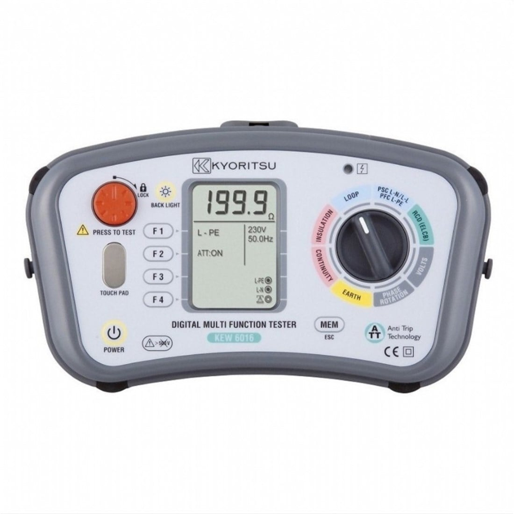 KYORITSU KEW 6016 ÇOK FONKSİYONLU ELEKTRİKSEL TESİSAT TEST CİHAZI