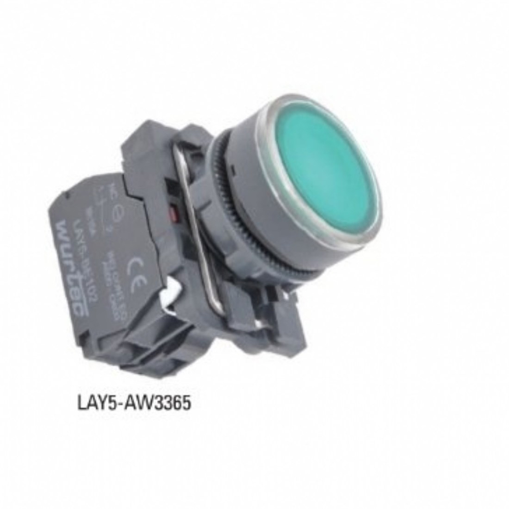 LAY5- AW230V PLASTİK NEON IŞIKLI YAYLI BUTONLAR
