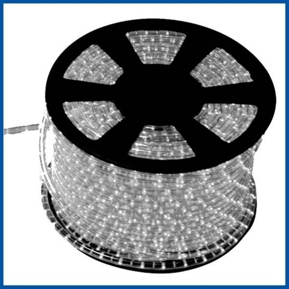 Ledli Işıklı Hortum Beyaz Renk 100 Mt
