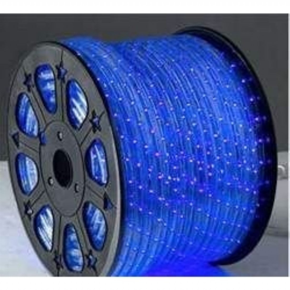 Ledli Işıklı Hortum Mavi Renk 100 Mt