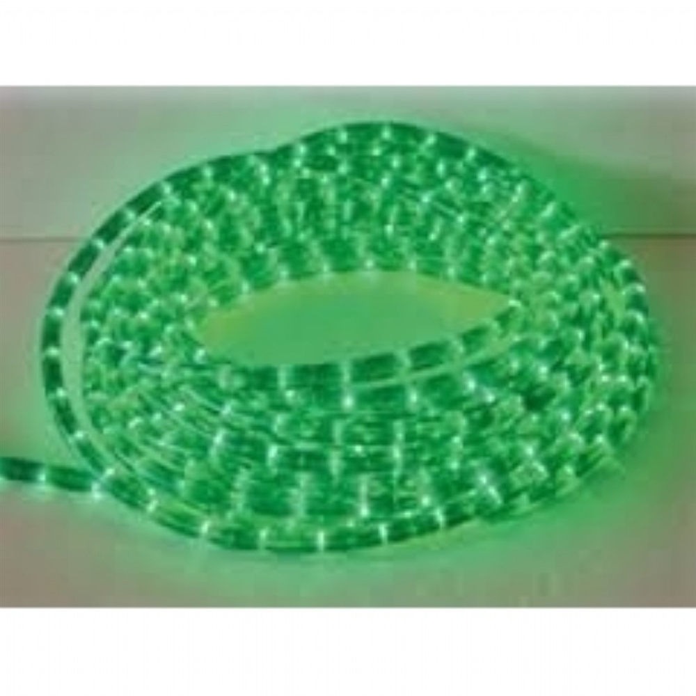 Ledli Işıklı Hortum Yeşil Renk 100 MT