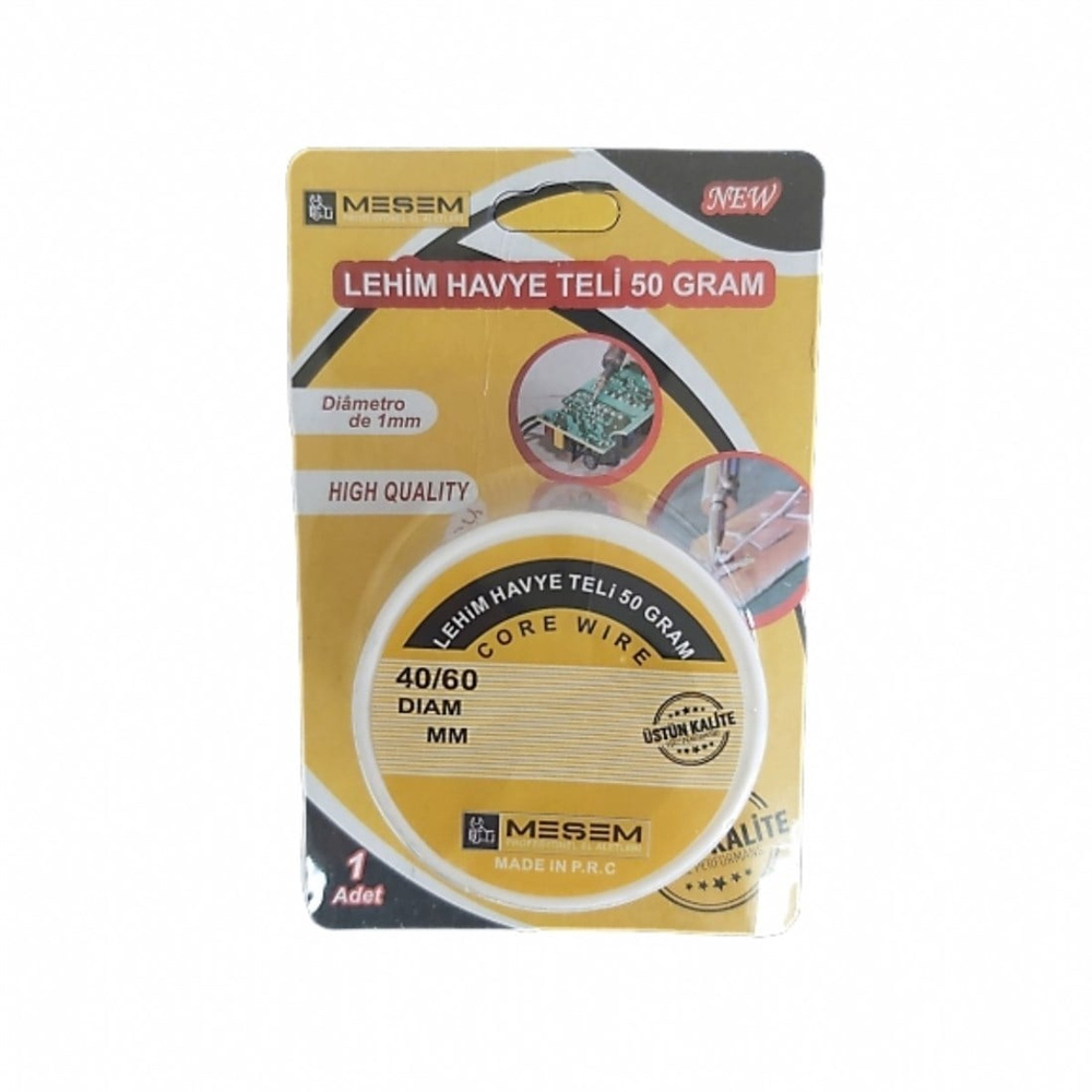 Lehim teli 50 gr  40/60 kalay-kurşun