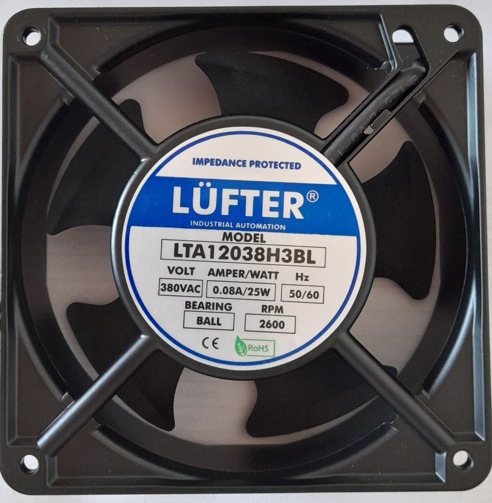 LTA1238H3B-120X120X38MM 380VACLÜFTERKare Fanlar (Kare, Oval, Yuvarlak, Eksenel Fanlar)