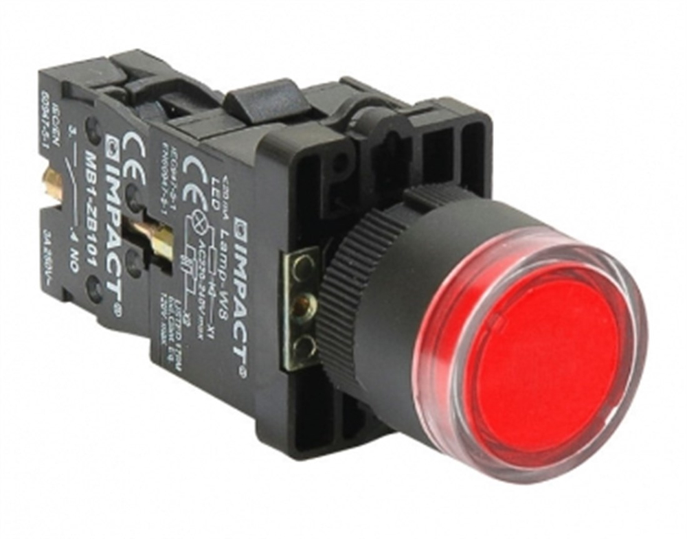 MB3-EW642  Işıklı Yaylı Buton