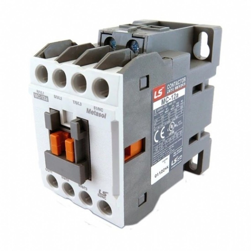 MC-12a LS 3 Kutup Güç Kontaktörü 1NA 12A AC220V 50/60Hz 1a