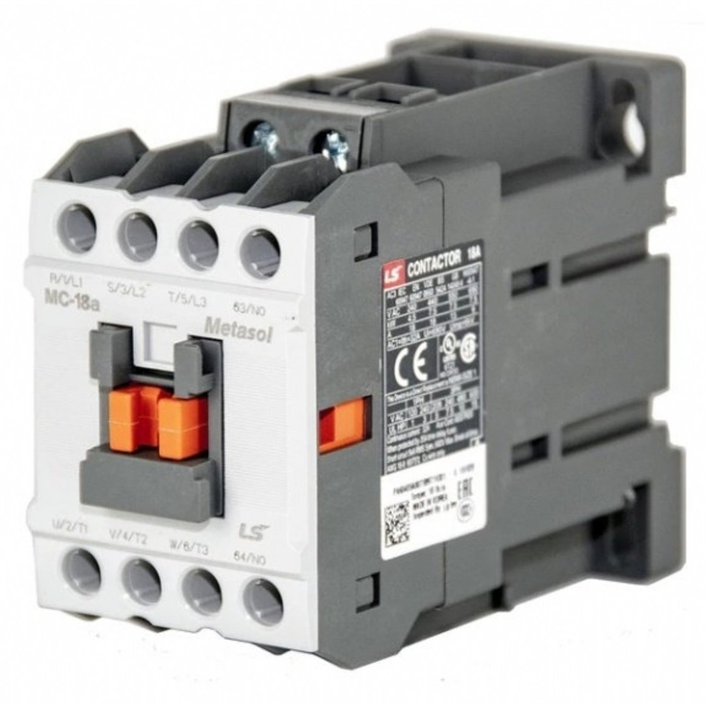 MC-18a LS 3 Kutup Güç Kontaktörü 1NA 18A AC220V 50/60Hz 1a