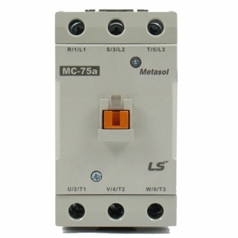 MC-75a LS 3 Kutup Güç Kontaktörü 1NA+1NK 75A AC220V 50/60Hz 1a1b