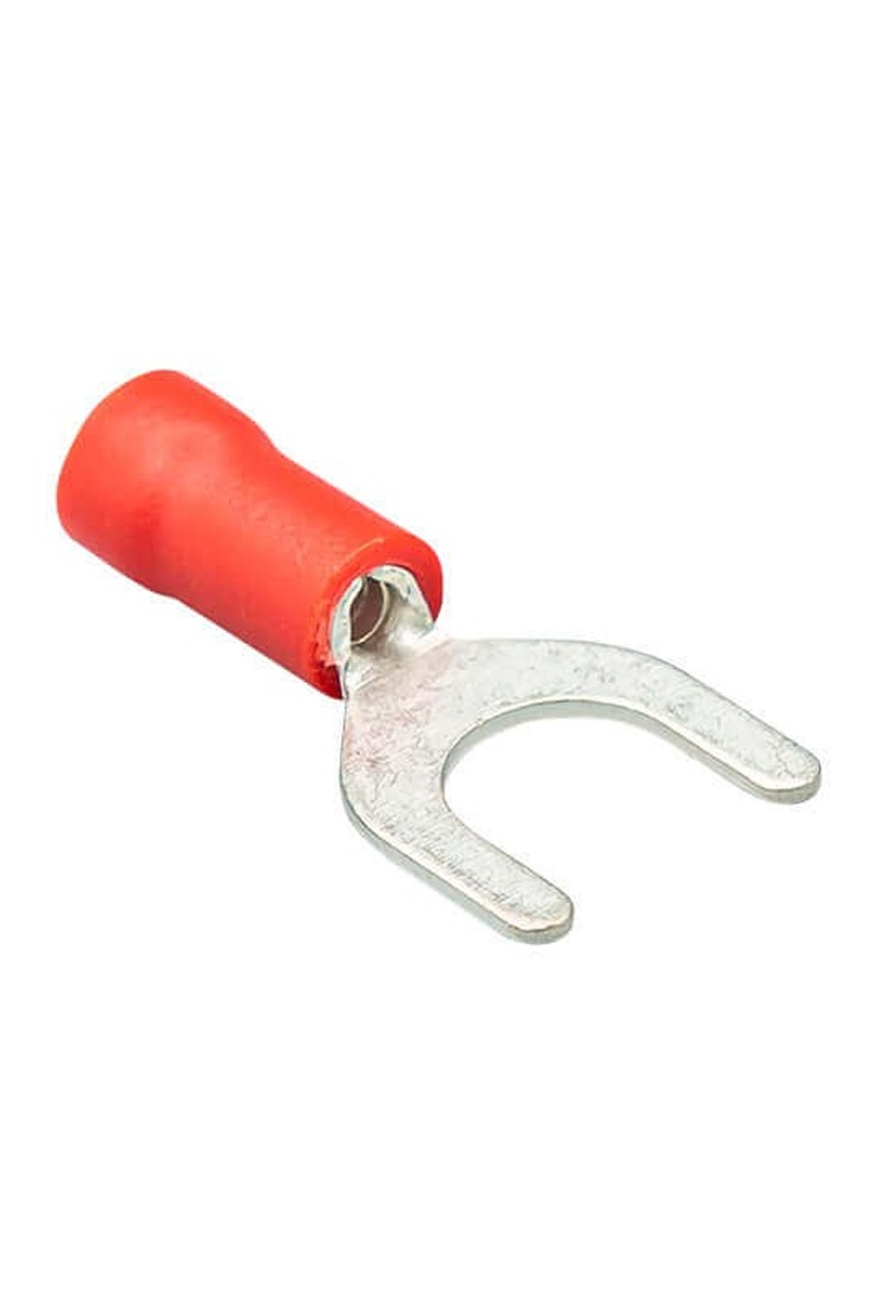 MÇU-3001 - 0.50-1.50mm Çatal Tip İzoleli Kablo Pabucu 200 AdetMET-ARKablo Yüksükleri ve Terminaller