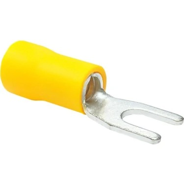 MÇU-5006 - 4.0-6.0mm Çatal Tip İzoleli Kablo Pabuçu 100 AdetMET-ARKablo Yüksükleri ve Terminaller