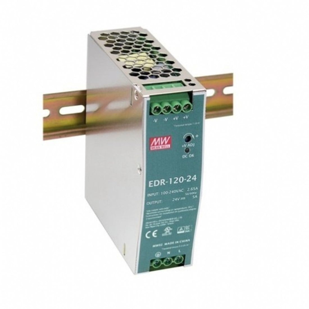 Meanwell EDR-120-48 Tek Faz Ray Montaj Güç Kaynağı