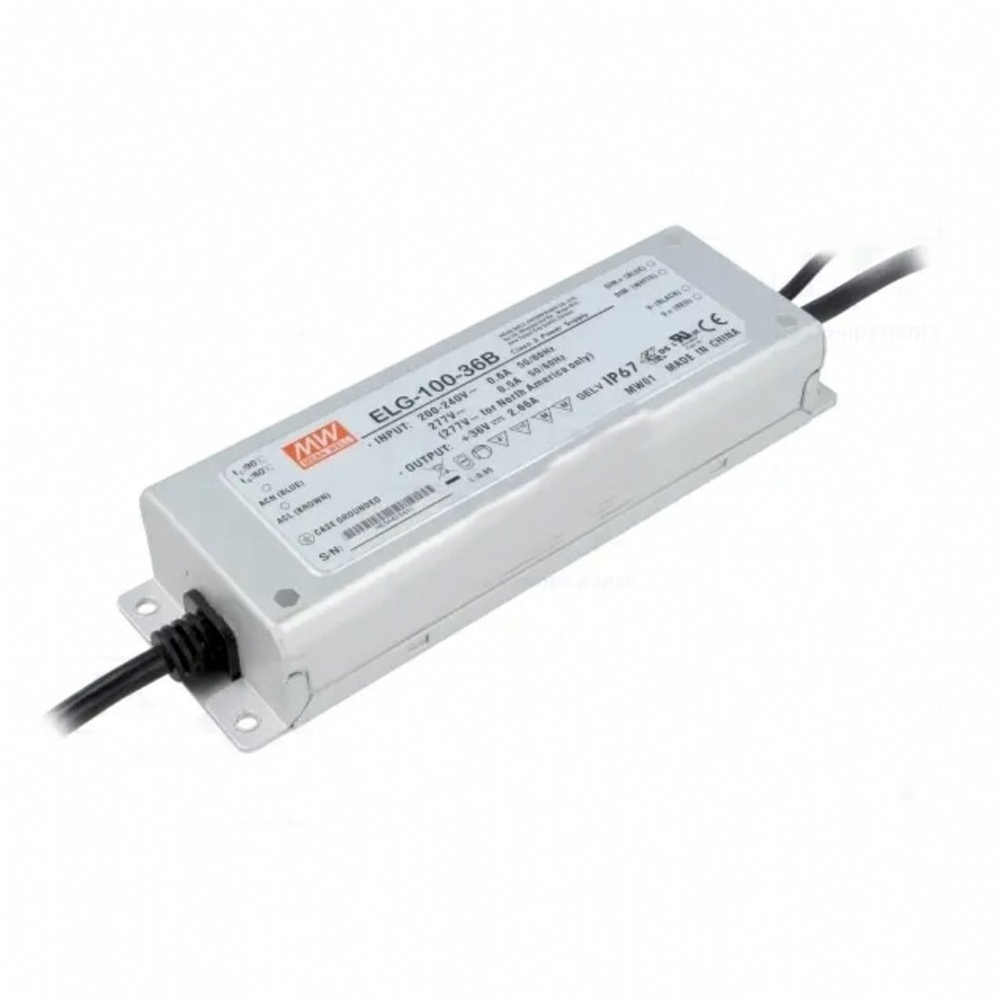 Meanwell ELG-100-36B Dimedilebilir Metal Kasa Led Güç Kaynağı