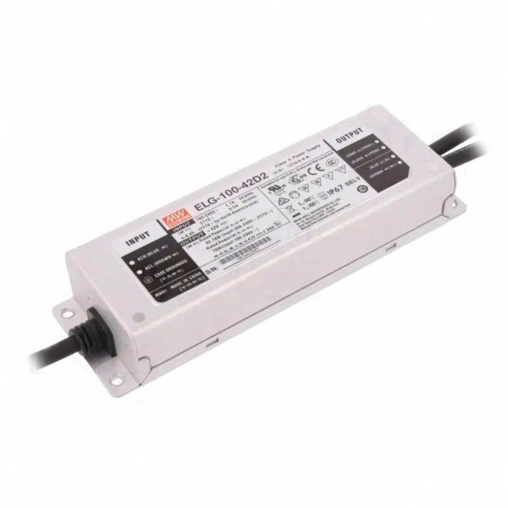 Meanwell ELG-100-42D2 Programlanabilir Metal Kasa Led Güç Kaynağı