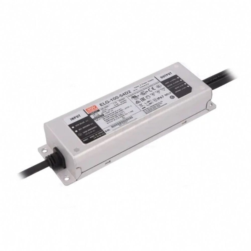 Meanwell ELG-100-54D2 Programlanabilir Metal Kasa Led Güç Kaynağı