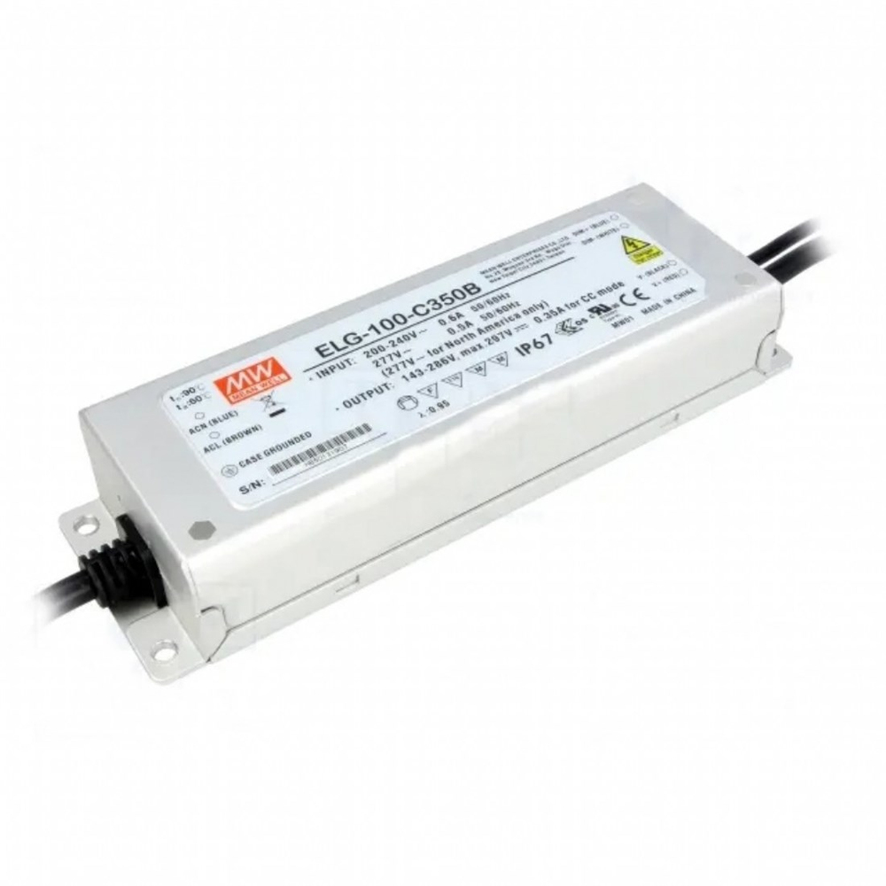 Meanwell ELG-100-C350B Dimedilebilir Metal Kasa Led Güç Kaynağı