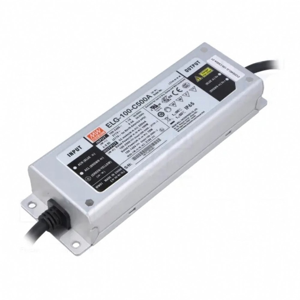 Meanwell ELG-100-C500A Ayarlanabilir Metal Kasa Led Güç Kaynağı
