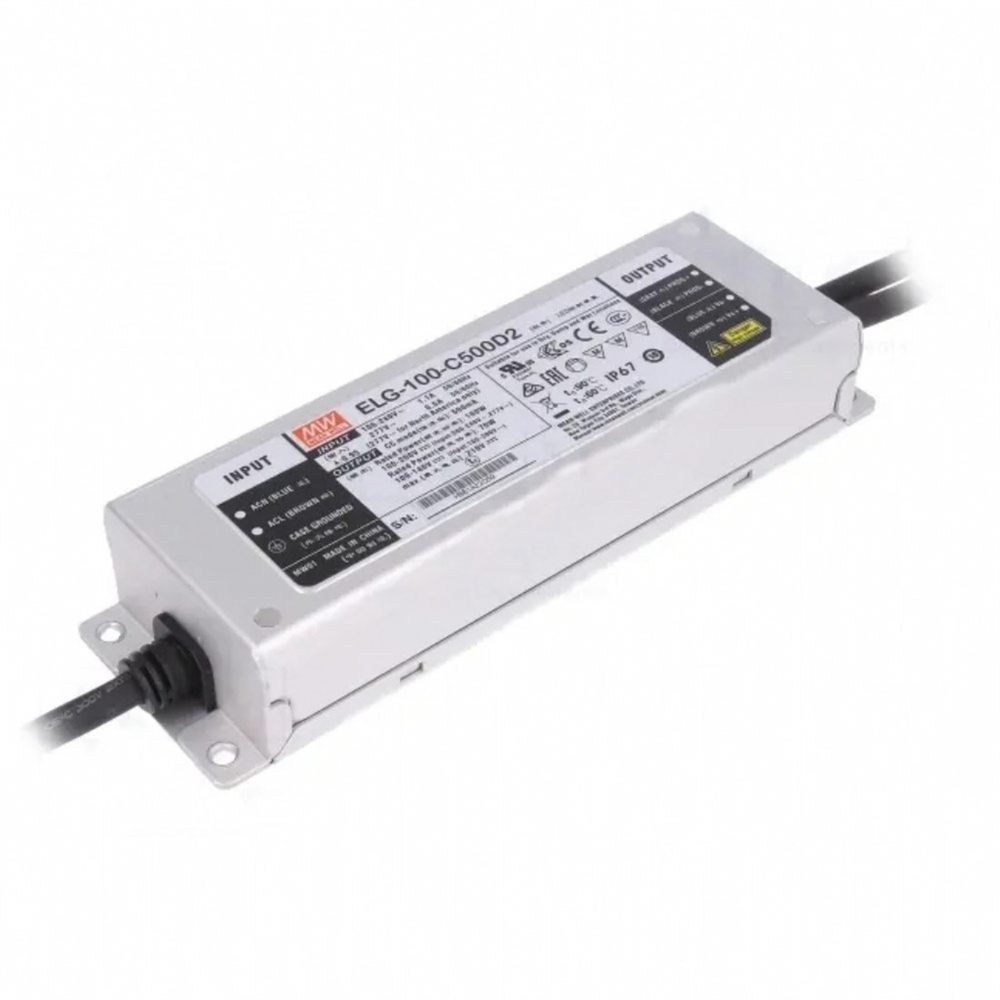 Meanwell ELG-100-C500D2 Programlanabilir Metal Kasa Led Güç Kaynağı