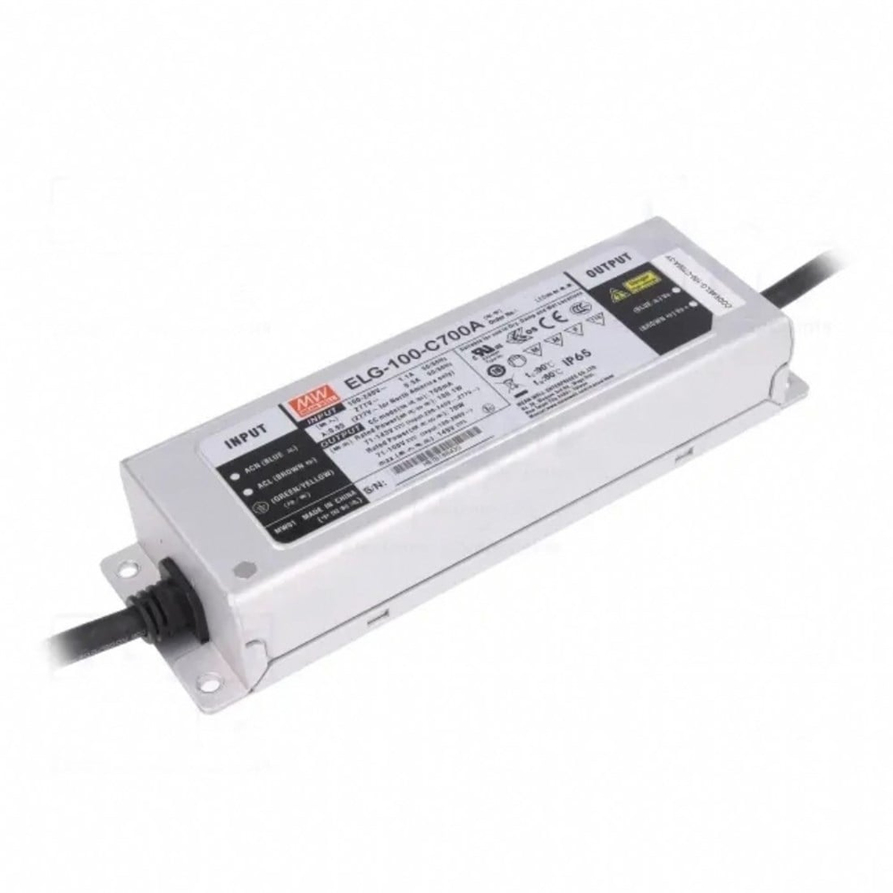 Meanwell ELG-100-C700A Ayarlanabilir Metal Kasa Led Güç Kaynağı
