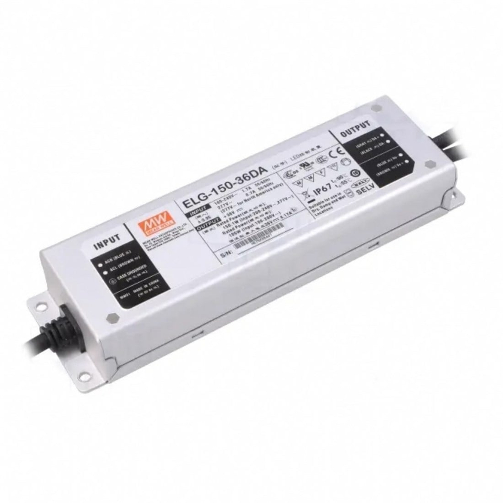 Meanwell ELG-150-36DA Metal Kasa Led Güç Kaynağı