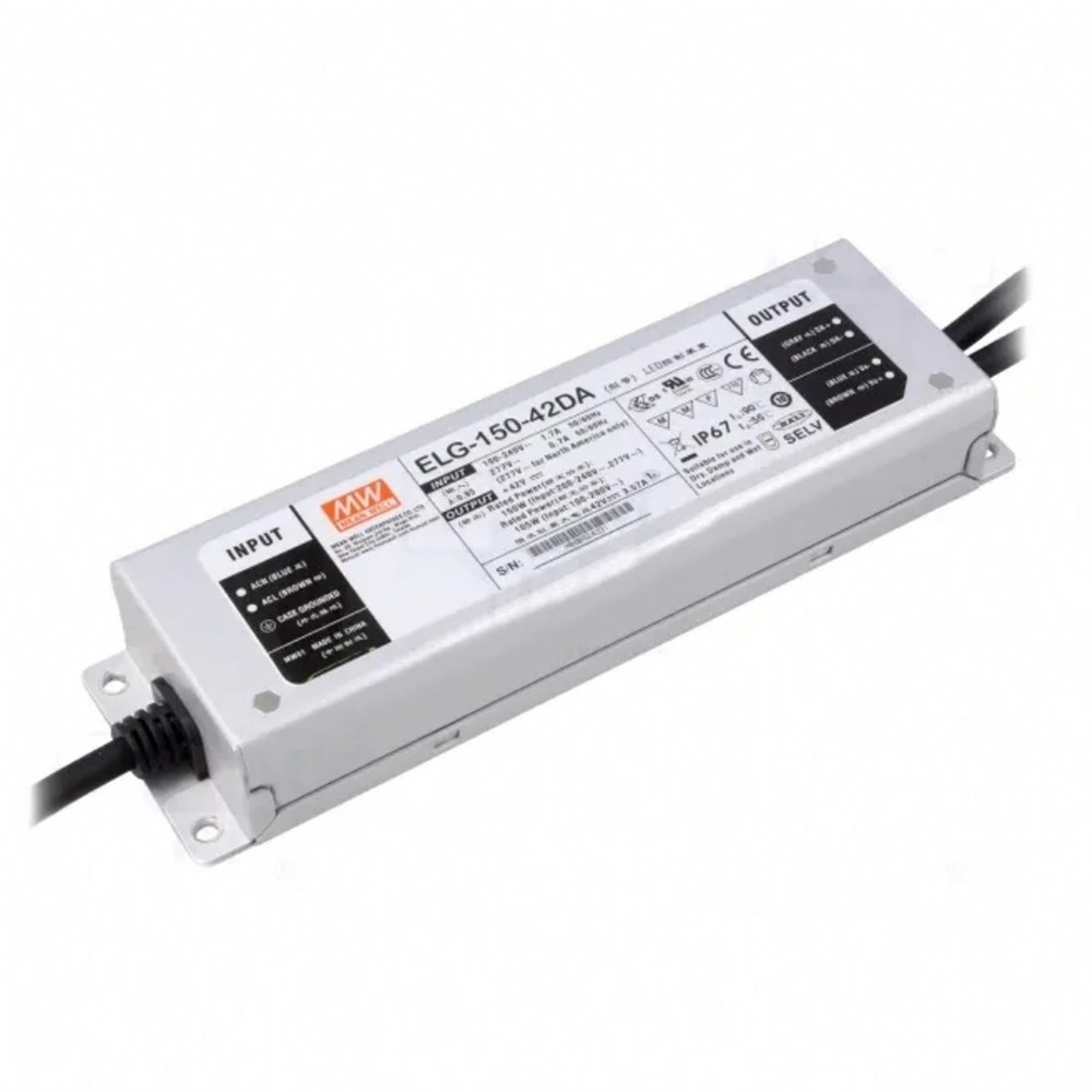 Meanwell ELG-150-42DA Metal Kasa Led Güç Kaynağı