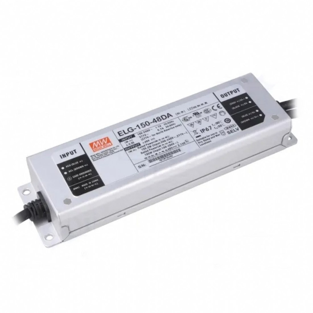Meanwell ELG-150-48DA Metal Kasa Led Güç Kaynağı