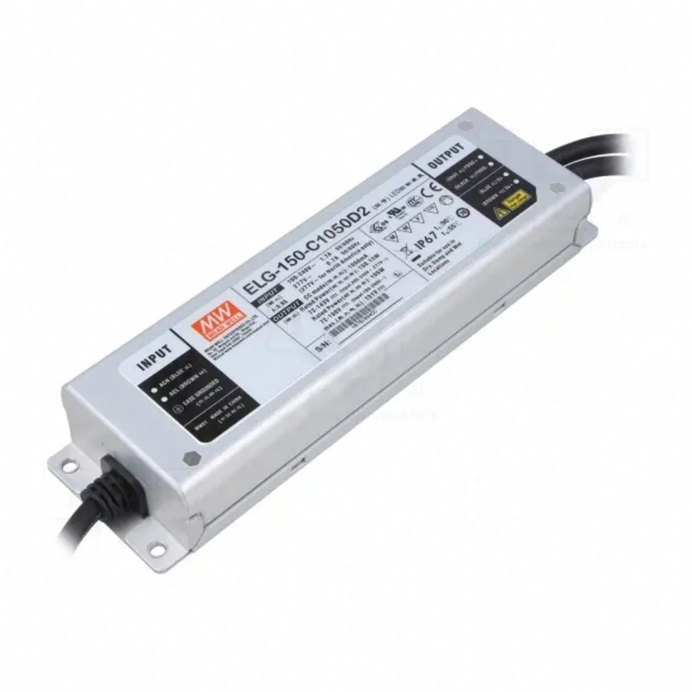 Meanwell ELG-150-C1050D2 Programlanabilir Metal Kasa Led Güç Kaynağı