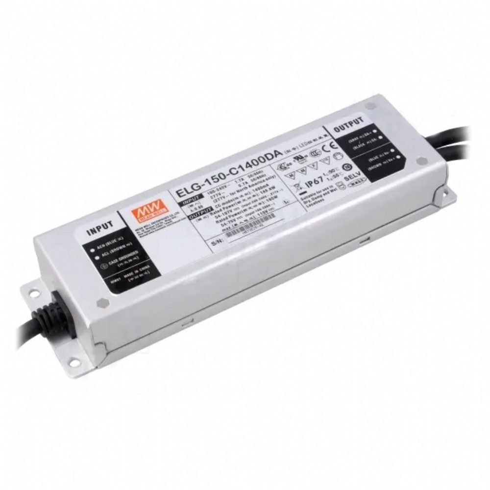 Meanwell ELG-150-C1400DA Metal Kasa Led Güç Kaynağı