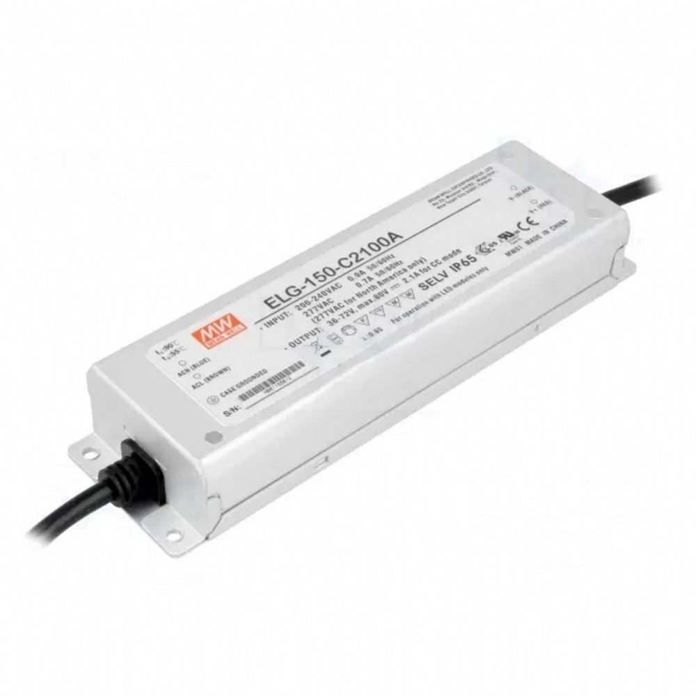 Meanwell ELG-150-C2100A Akım Ayarlı Metal Kasa Led Güç Kaynağı