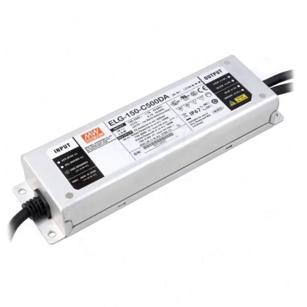 Meanwell ELG-150-C500DA Metal Kasa Led Güç Kaynağı