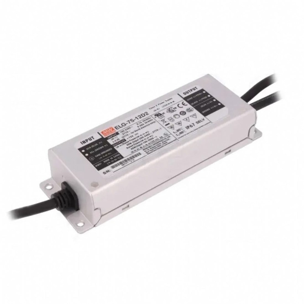 Meanwell ELG-75-12D2 Programlanabilir Metal Kasa Led Güç Kaynağı
