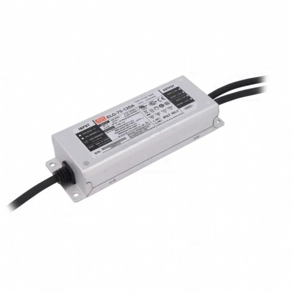 Meanwell ELG-75-12DA Metal Kasa Led Güç Kaynağı