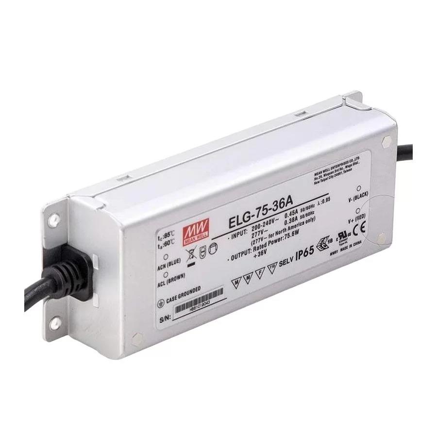 Meanwell ELG-75-36A PFC Fonksiyonlu Metal Kasa Led Güç Kaynağı