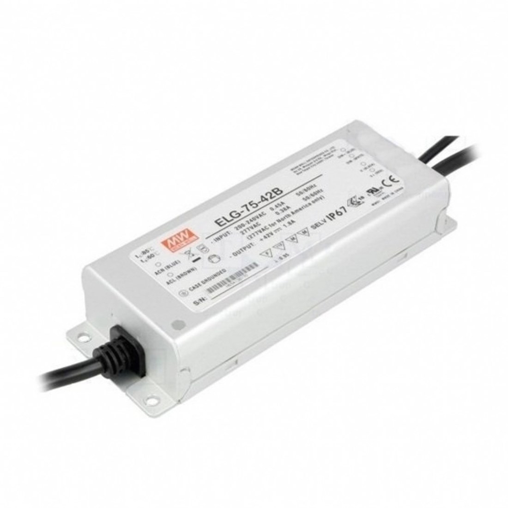 Meanwell ELG-75-42B Dimedilebilir Metal Kasa Led Güç Kaynağı