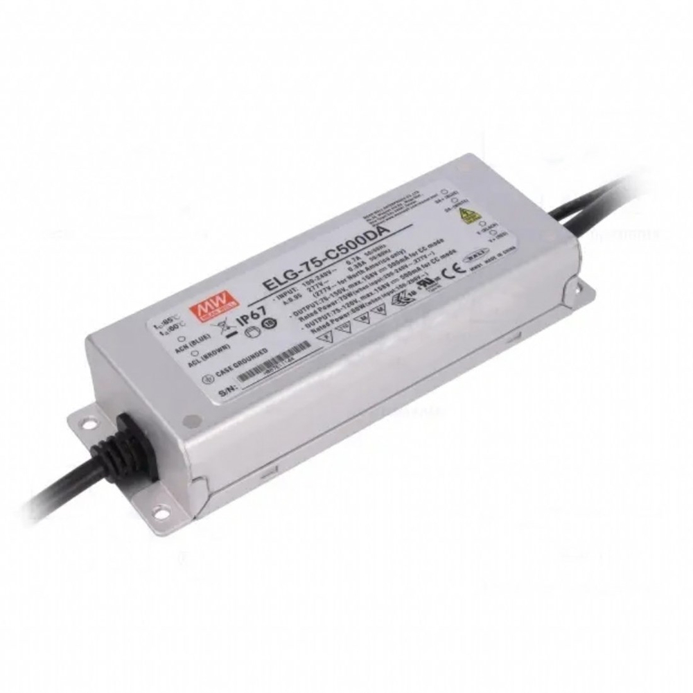 Meanwell ELG-75-C500DA Metal Kasa Led Güç Kaynağı