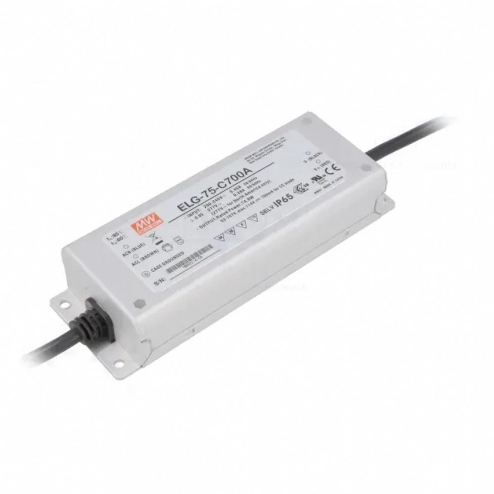 Meanwell ELG-75-C700A Ayarlanabilir Metal Kasa Led Güç Kaynağı