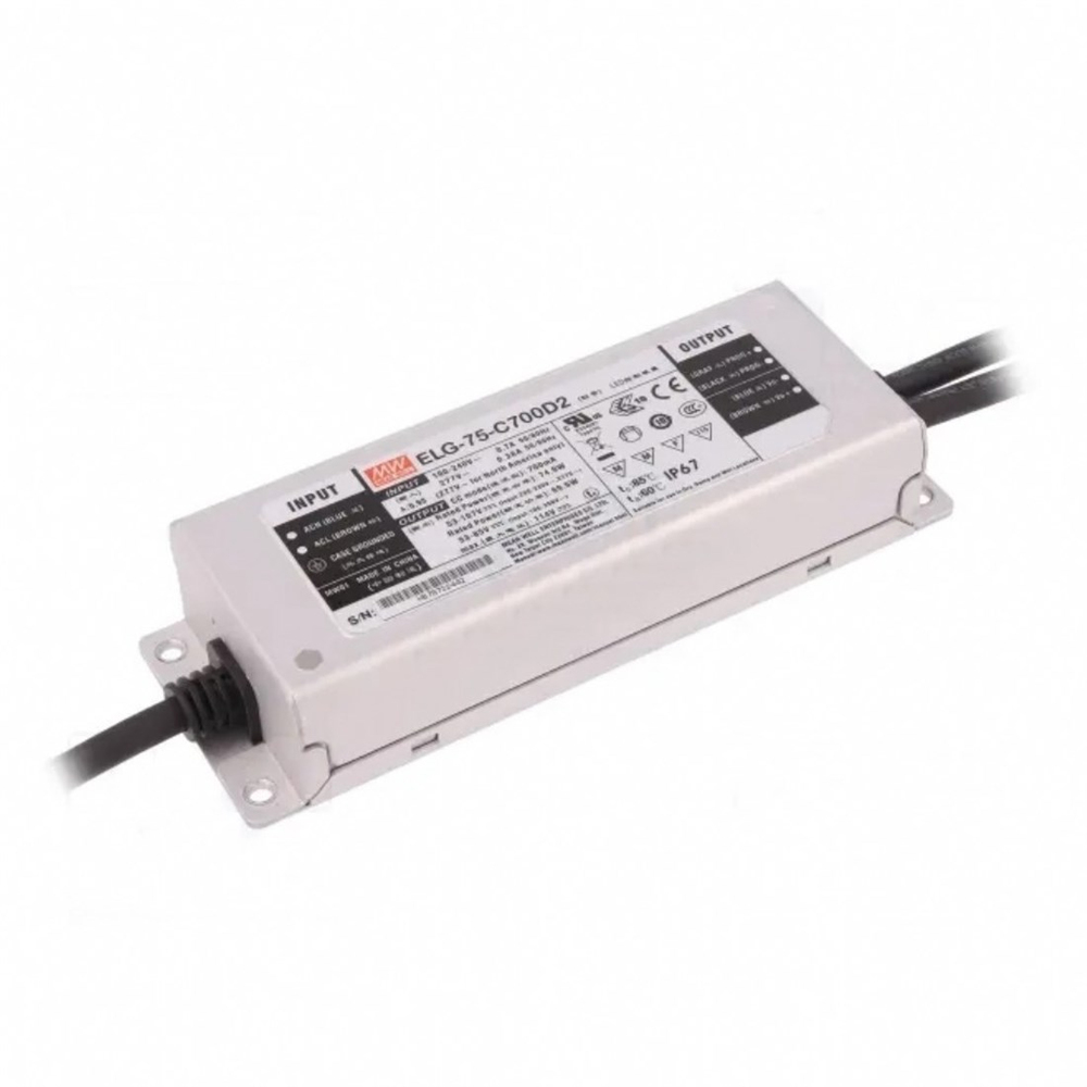 Meanwell ELG-75-C700D2 Programlanabilir Metal Kasa Led Güç Kaynağı
